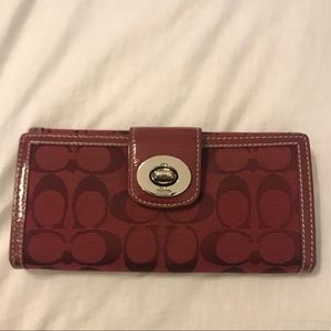 Burgundy wallet